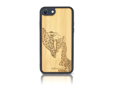 GIRAFES Coque arrière pour iPhone SE 3e génération (2022)